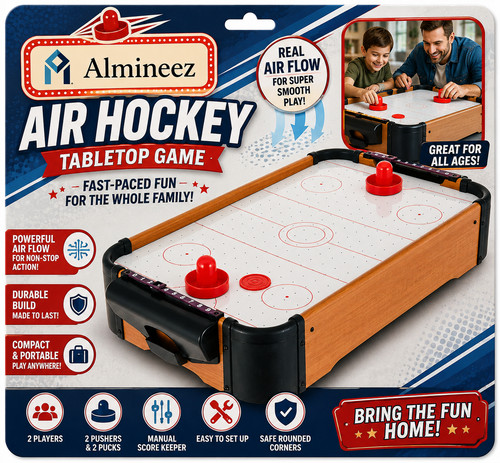 Portable tabletop air hockey - portable,