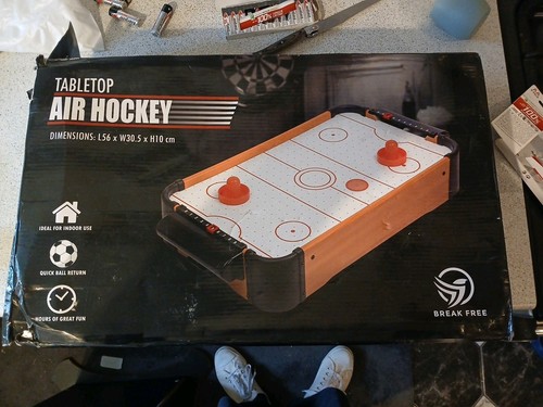 Tabletop air hockey game - air,