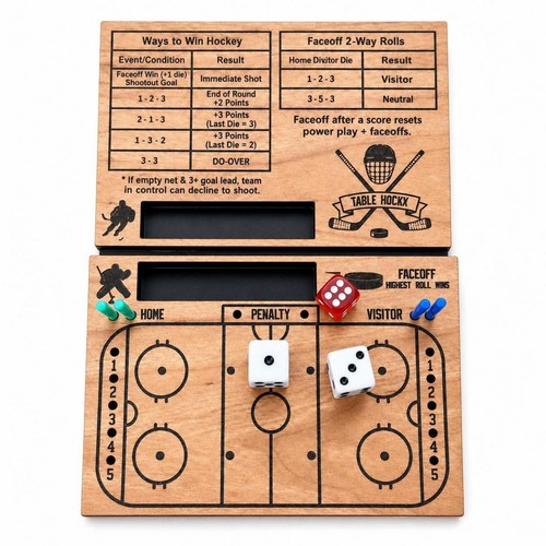 Hockey dice game compact - dice,
