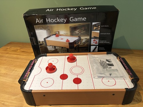 Air hockey table game - table,