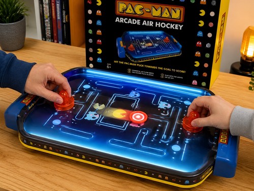 Pac man tabletop air hockey - air,